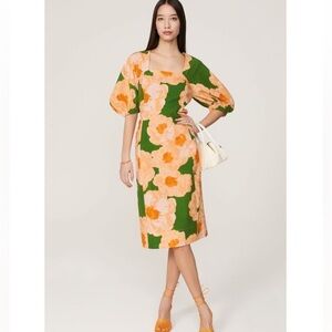 Eudon Choi Collective floral puff sleeve dress